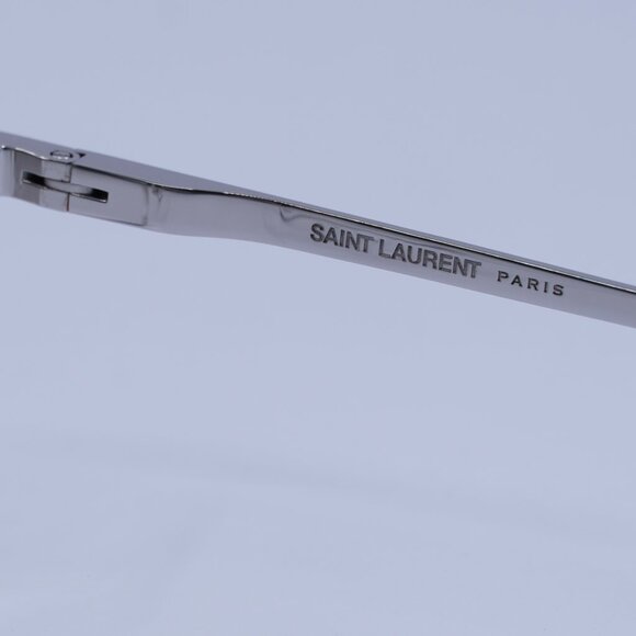 Saint Laurent SL532 005 Eyeglasses Silver 53mm Round Frame - Picture 9 of 11